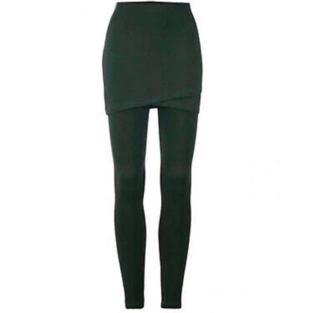 Cabi MLeggings Forest Green Skirt Leggings Size Medium